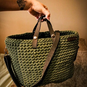 Búzaszemes horgolt kézi táska - táska & tok - kézitáska & válltáska - kézitáska - Meska.hu
