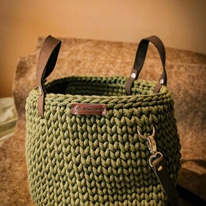 Búzaszemes horgolt kézi táska - Meska.hu