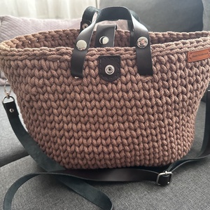 Mocha Mousse horgolt táska - Meska.hu