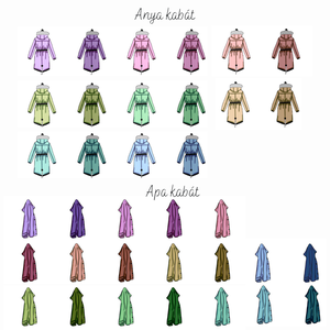 Egyedi, szerkeszthető - Karácsonyi családi kabátok képeslap - karácsony - karácsonyi ajándékozás - karácsonyi képeslap, üdvözlőlap, ajándékkísérő - Meska.hu