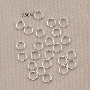 Fém ékszerkellék: karika nyitott 0,5 cm 20db/csomag - kellékek & szerszámok - gyöngyfűzés kellékek - egyéb alkatrész - Meska.hu
