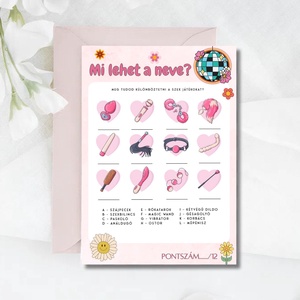 Pajzán lánybúcsú játék - Retro design, Esküvő, Lánybúcsú, Fotó, grafika, rajz, illusztráció, MESKA