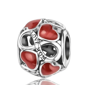 Love Mom ezüst charm - Meska.hu