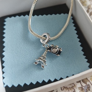 Eiffel torony ezüst charm  - Meska.hu