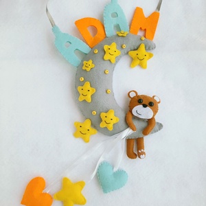 Macis névtábla - otthon & életmód - babaszoba, gyerekszoba - gyerek névtábla - Meska.hu