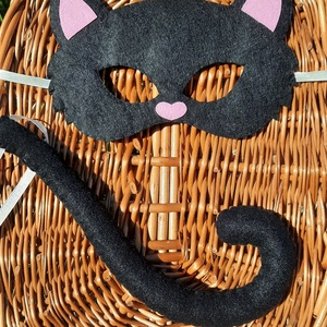 Halloween-i fekete cica jelmez  - gyerek - gyerek - Meska.hu