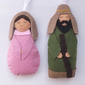 Betlehemi figurák - karácsony - karácsonyi lakásdekoráció - karácsonyi manók, figurák - Meska.hu