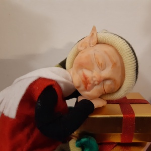 Egyedi manó figura - karácsony - karácsonyi lakásdekoráció - karácsonyi manók, figurák - Meska.hu