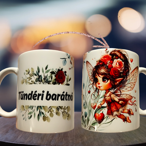 Tündérei barátnő bögre - Meska.hu