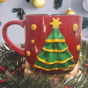 Karácsonyi bögre - Meska.hu