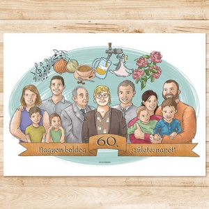 UltraTina - 11-13 fős egyedi portré - Meska.hu