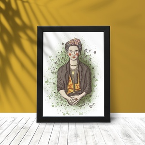 Frida Kahlo poszter, Művészet, Grafika & Illusztráció, Digitális, Fotó, grafika, rajz, illusztráció, MESKA