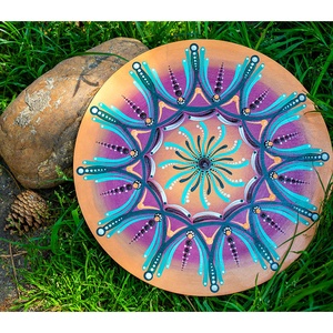 Hajnal mandala  30 cm, Otthon & Életmód, Dekoráció, Spiritualitás, Mandala, Festészet, MESKA
