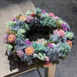 Tavaszi koszorú - ajtódísz - otthon & életmód - dekoráció - ajtó- és ablak dekoráció - ajtódísz & kopogtató - Meska.hu