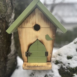 Cinke odú kis ajtóval / zöld-natúr/ - Meska.hu