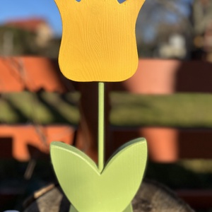 Tulipán talppal, Otthon & Életmód, Ház & Kert, Kerti dísz, Famegmunkálás, MESKA