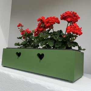 Virágláda 60cm /zöld/, Otthon & Életmód, Ház & Kert, Virágláda, balkonláda, Famegmunkálás, MESKA