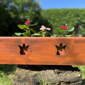 Virágláda 60cm  /teak/ - otthon & életmód - ház & kert - virágláda, balkonláda - Meska.hu