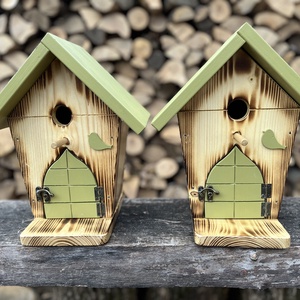 Cinke odú kis ajtóval / zöld-natúr/ - Meska.hu