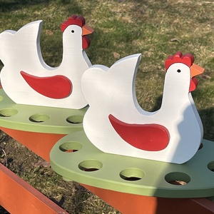 Tojástartó tyúkocska - ünnepi díszek, dekorációk - húsvéti díszek és dekorációk - húsvéti tojástartó - Meska.hu