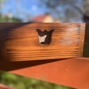 Virágláda kicsi /tulipános, teak/ - Meska.hu