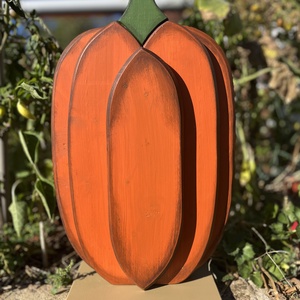Tök dekoráció fából, Otthon & Életmód, Dekoráció, Halloween, Halloweeni dekoráció, Famegmunkálás, MESKA