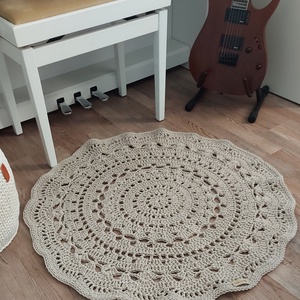 Horgolt szőnyeg, Otthon & Életmód, Lakástextil, Szőnyeg, Horgolt szőnyeg, Horgolás, MESKA