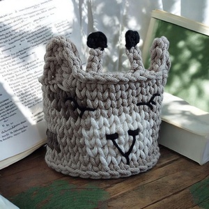 Zsiráf tárolókosár, Otthon & Életmód, Tárolás & Rendszerezés, Tárolókosár, Horgolás, MESKA