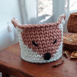 Róka kosár - otthon & életmód - tárolás & rendszerezés - tárolókosár - Meska.hu