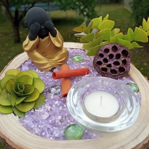Buddha dísz, zen tál - otthon & életmód - dekoráció - asztal és polc dekoráció - asztaldísz - Meska.hu