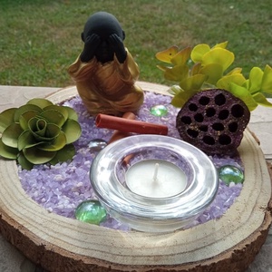 Buddha dísz, zen tál - otthon & életmód - dekoráció - asztal és polc dekoráció - asztaldísz - Meska.hu