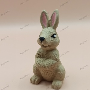 Húsvéti nyuszi figura, 7,6 cm - játék & sport - plüssállat & játékfigura - nyuszi - Meska.hu