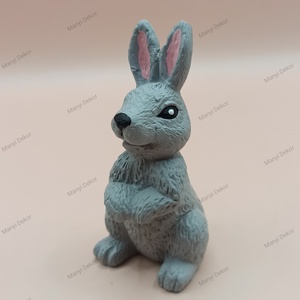Húsvéti nyuszi figura, 7,6 cm - játék & sport - plüssállat & játékfigura - nyuszi - Meska.hu