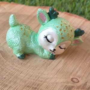 Alvó őzike figura - otthon & életmód - dekoráció - dísztárgy - Meska.hu