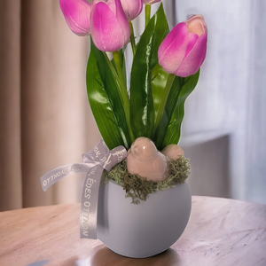 Madárkás tavaszi dísz  lila, Otthon & Lakás, Dekoráció, Asztal és polc dekoráció, Asztaldísz, , MESKA