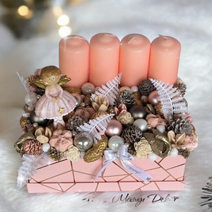 Angyalkás adventi box - Meska.hu