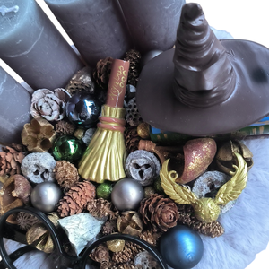 Harry Potter Adventi Koszorú  - karácsony - adventi díszek - adventi asztaldísz - Meska.hu