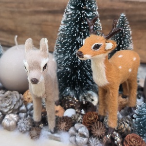 Téli erdő adventi tál - karácsony - adventi díszek - adventi asztaldísz - Meska.hu