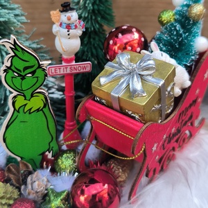 Grincs LED-es adventi dísz - karácsony - adventi díszek - adventi gyertyadíszek és koszorúdíszek - Meska.hu