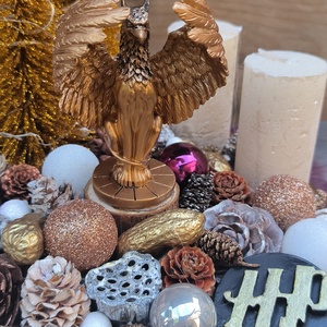 Harry Potter Adventi Koszorú 30 cm - karácsony - adventi díszek - adventi gyertyadíszek és koszorúdíszek - Meska.hu
