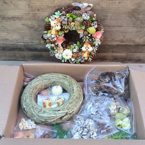 Chip és Dale DIY box  csináld magad őszi kopogtató, DIY (Csináld magad), Egységcsomag, , MESKA