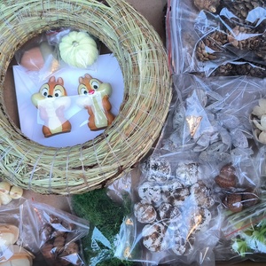 Chip és Dale DIY box  csináld magad őszi kopogtató - diy (csináld magad) - egységcsomag - Meska.hu