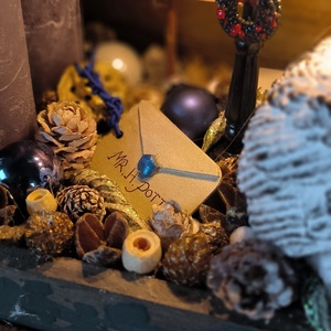 Harry Potter adventi láda - karácsony - adventi díszek - adventi koszorú - Meska.hu