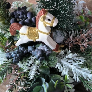 Hintaló adventi dekoráció - karácsony - adventi díszek - adventi asztaldísz - Meska.hu