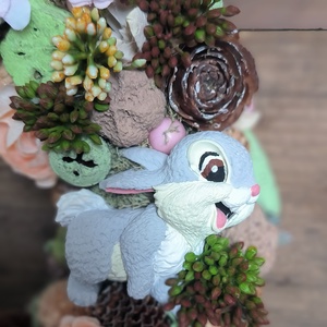 Bambi tavaszi kopogtató - otthon & életmód - dekoráció - ajtó- és ablak dekoráció - ajtódísz & kopogtató - Meska.hu