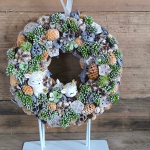 Alvó őzikék kopogtató  - otthon & életmód - dekoráció - ajtó- és ablak dekoráció - ajtódísz & kopogtató - Meska.hu