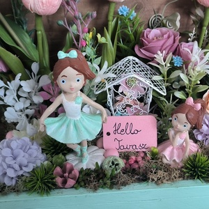 Hello Tavasz � balerinák és virágok varázsa - otthon & életmód - dekoráció - asztal és polc dekoráció - asztaldísz - Meska.hu