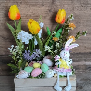 Nyuszis ládika - Meska.hu