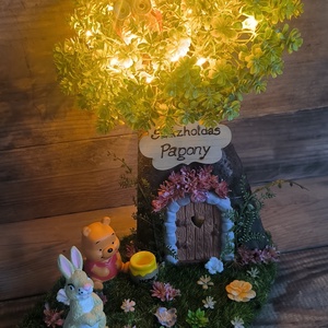 Micimackó tavaszi dísz - otthon & életmód - dekoráció - asztal és polc dekoráció - asztaldísz - Meska.hu