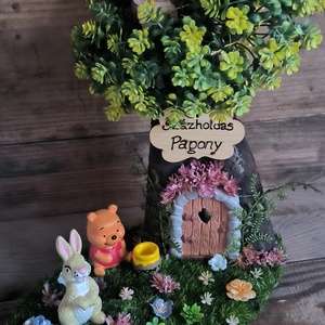 Micimackó tavaszi dísz, Otthon & Életmód, Dekoráció, Asztal és polc dekoráció, Asztaldísz, , MESKA